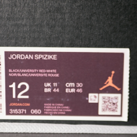 DS Jordan Spizike 'Bred' size 12 - Picture 2 of 6
